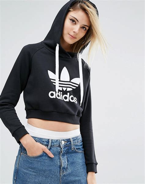 adidas cropped hoodie